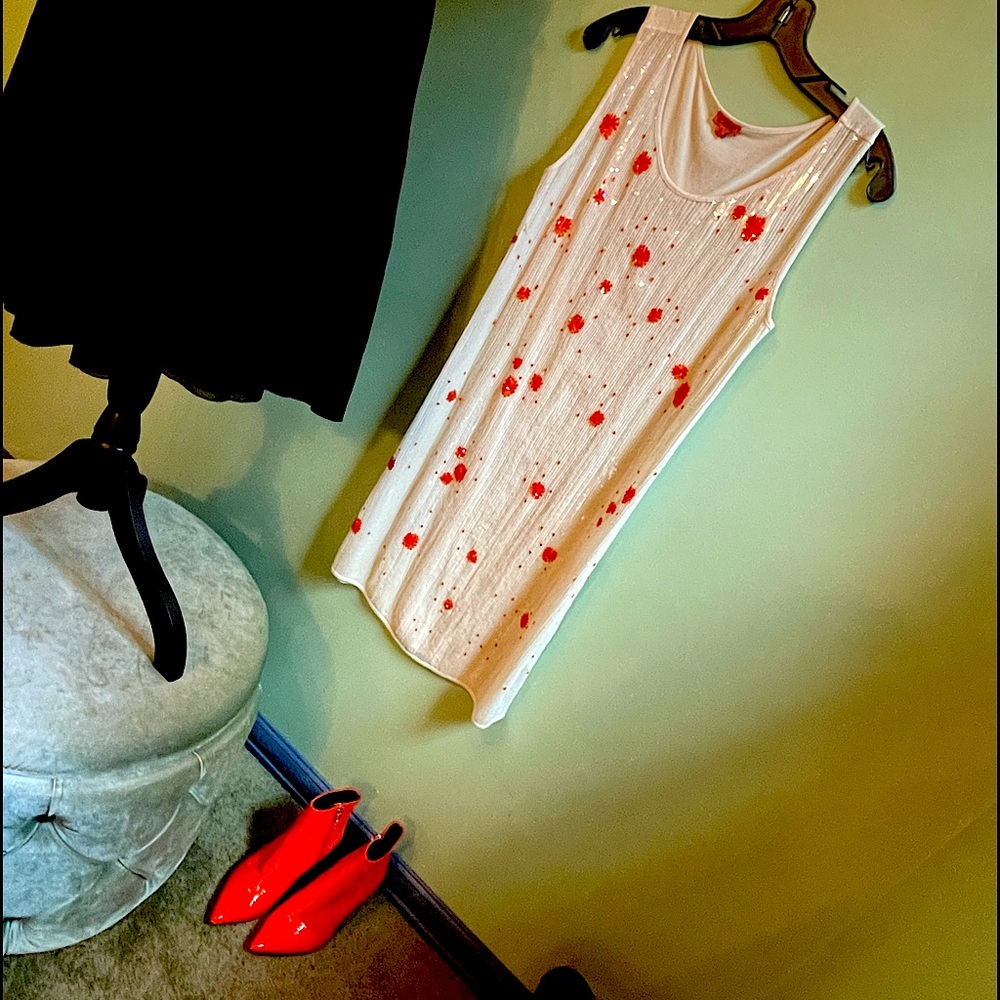 Paint Splatter Dress in Sequins from Chan Luu Medium